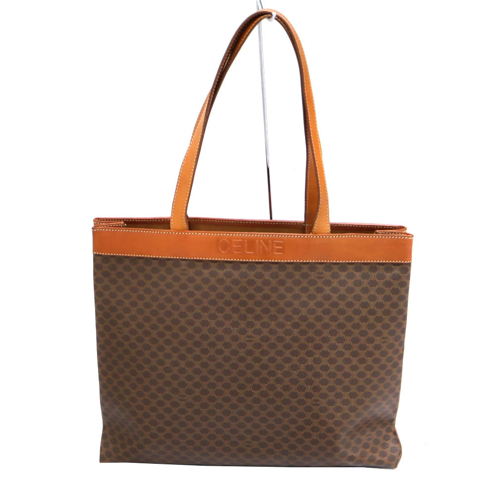 Celine Macadam Tote Bag Brown